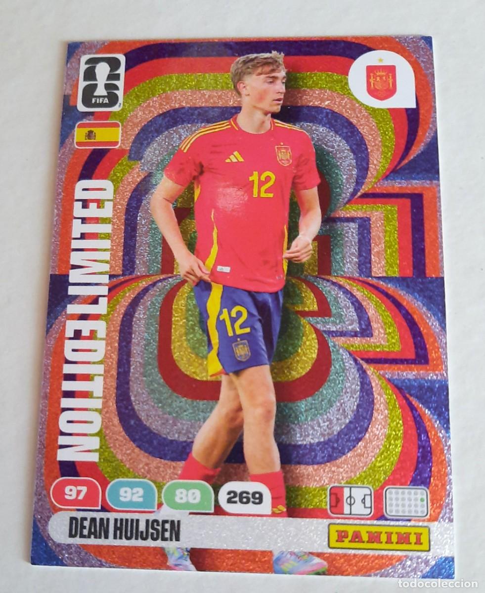 Cromos de f&uacute;tbol: Dean Huijsen, Espa&ntilde;a Limited Edition,World Cup 2026
