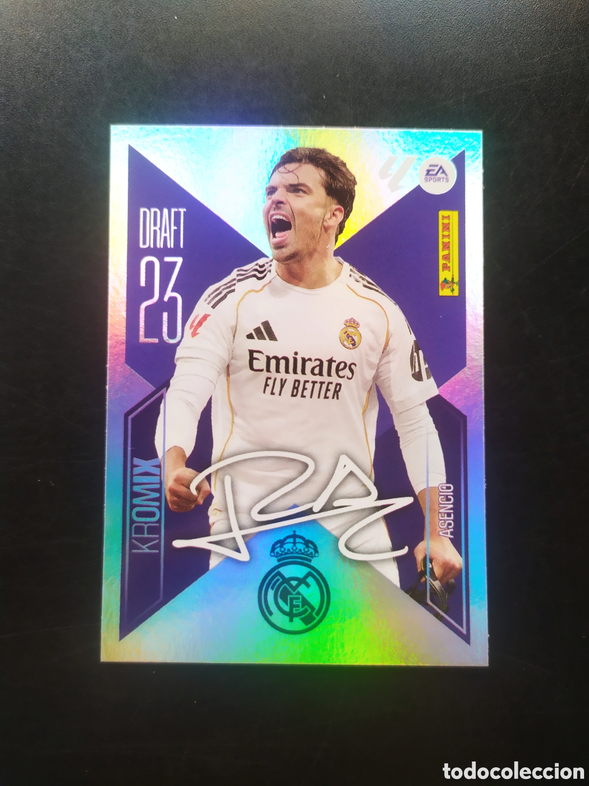 Cromos de f&uacute;tbol: Liga este 2026 2027 26 27 panini Asencio kromix n&deg; K1 Real Madrid
