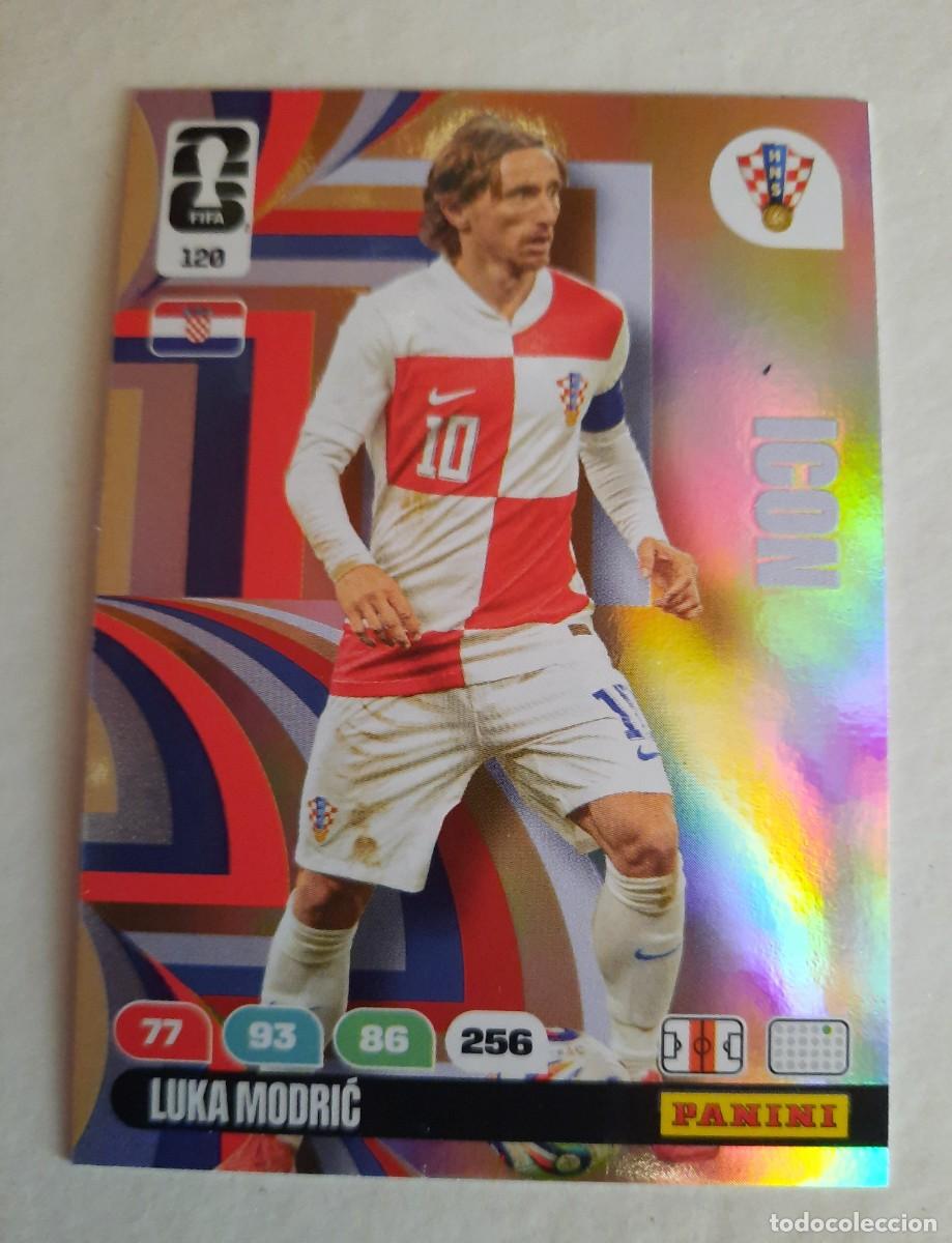 Cromos de f&uacute;tbol: Luka Modric Croacia, Icon 120 World Cup 2026