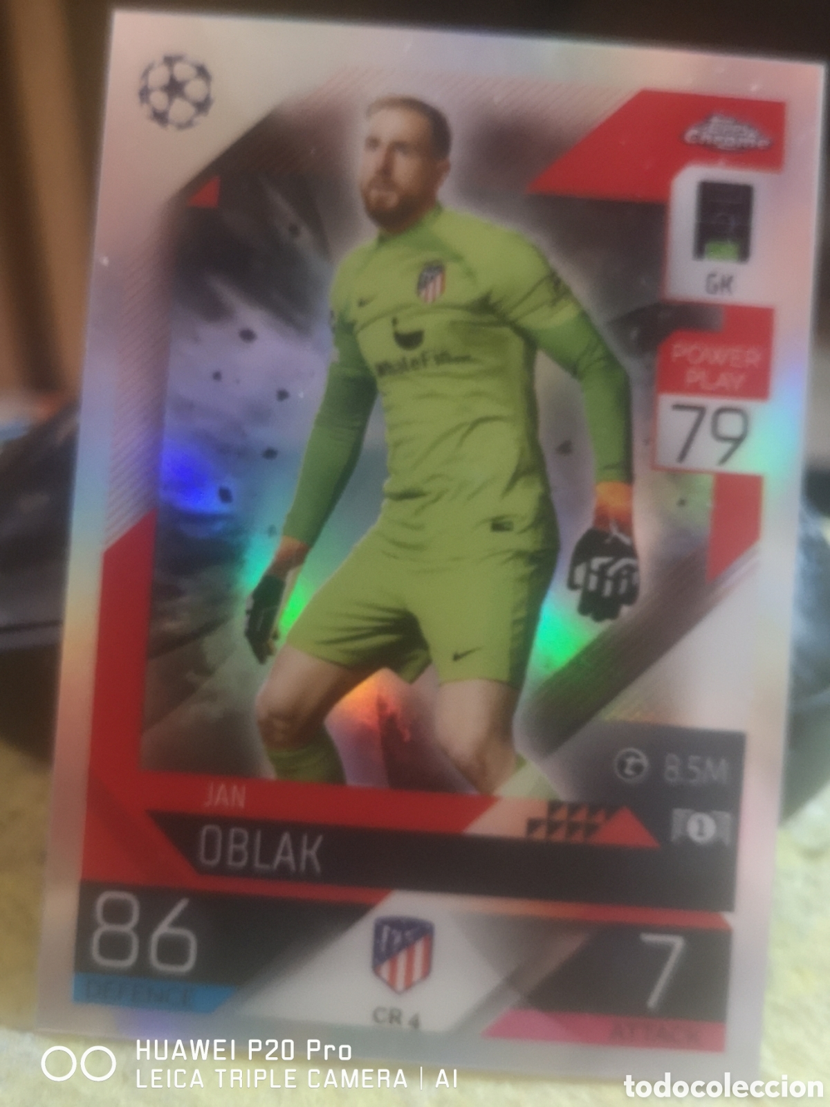 Cromos de f&uacute;tbol: CR4 OBLAK TOPPS CHROME MATCH ATTAX CHAMPIONS LEAGUE TOPPS 2022 2023 / 22 23