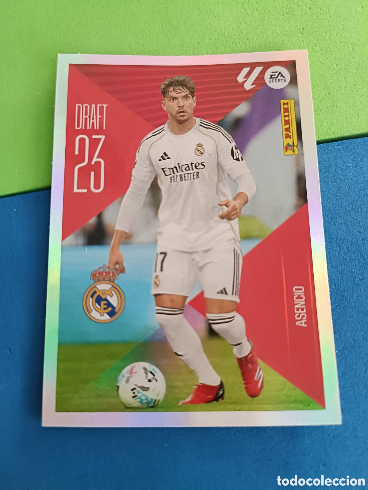 Cromos de f&uacute;tbol: Panini cromos stickers Liga este 2026 2027 26 27 - DRAFT 1 Asencio