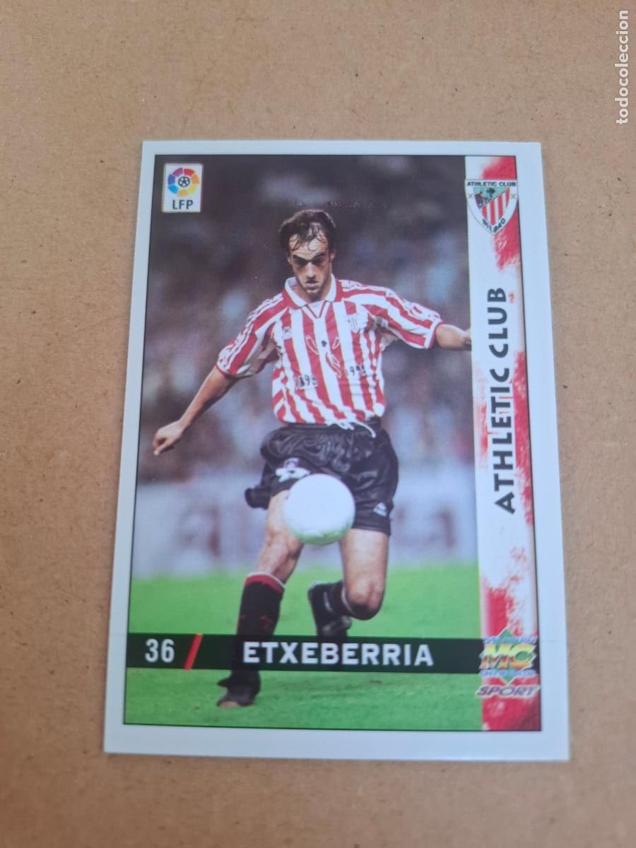 Cromos de f&uacute;tbol: MUNDICROMO 98 99 1998 1999 - 36 ETXEBERRIA - ATHLETIC CLUB