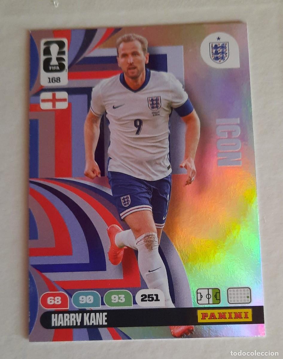 Cromos de f&uacute;tbol: Harry Kane Inglaterra, Icon 168 World Cup 2026