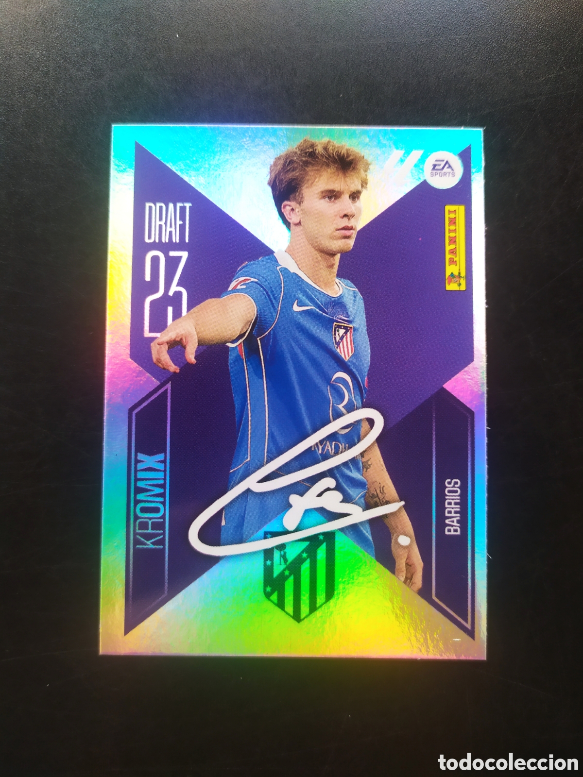 Cromos de f&uacute;tbol: Liga este 2026 2027 26 27 panini Barrios kromix n&deg; K3 Atl&eacute;tico Madrid