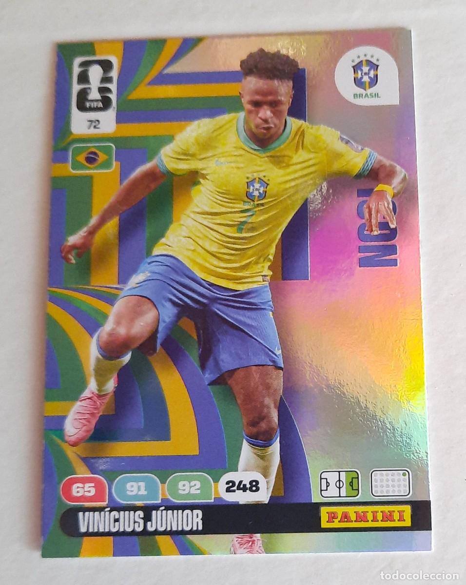 Cromos de f&uacute;tbol: Vin&iacute;cius J&uacute;nior Brasilia, Icon 72 World Cup 2026
