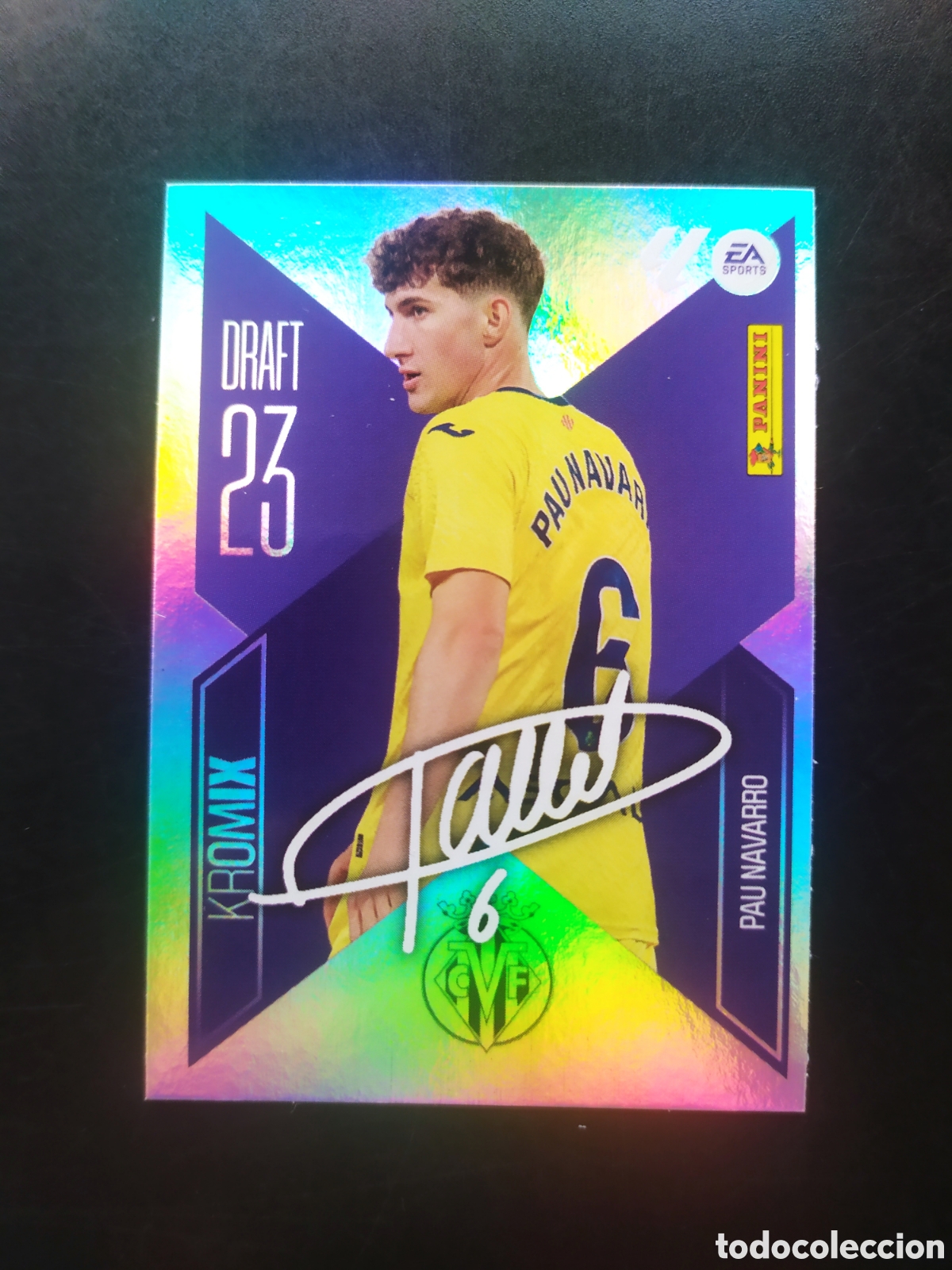 Cromos de f&uacute;tbol: Liga este 2026 2027 26 27 panini Pau Navarro kromix n&deg; K18 Villarreal