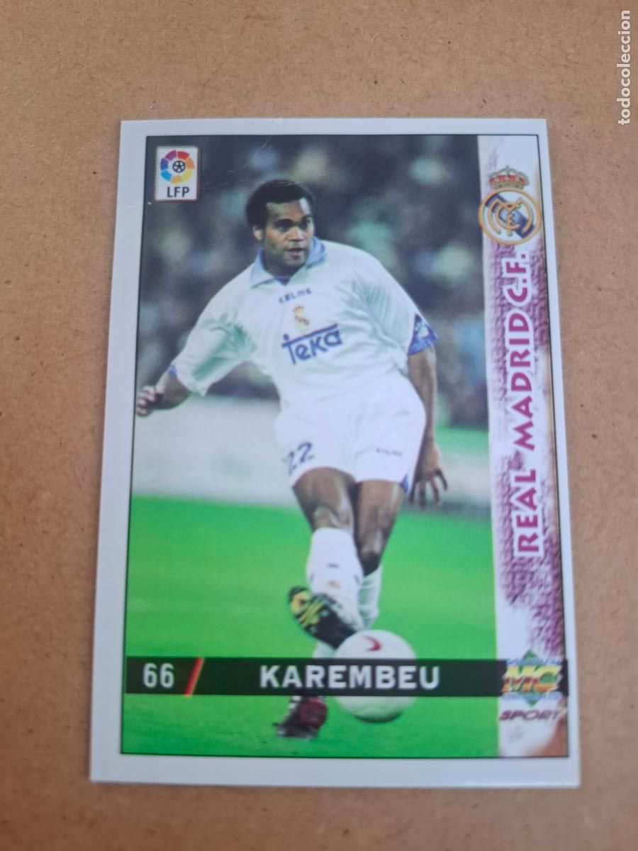 Cromos de f&uacute;tbol: MUNDICROMO 98 99 1998 1999 - 66 KAREMBEU - REAL MADRID