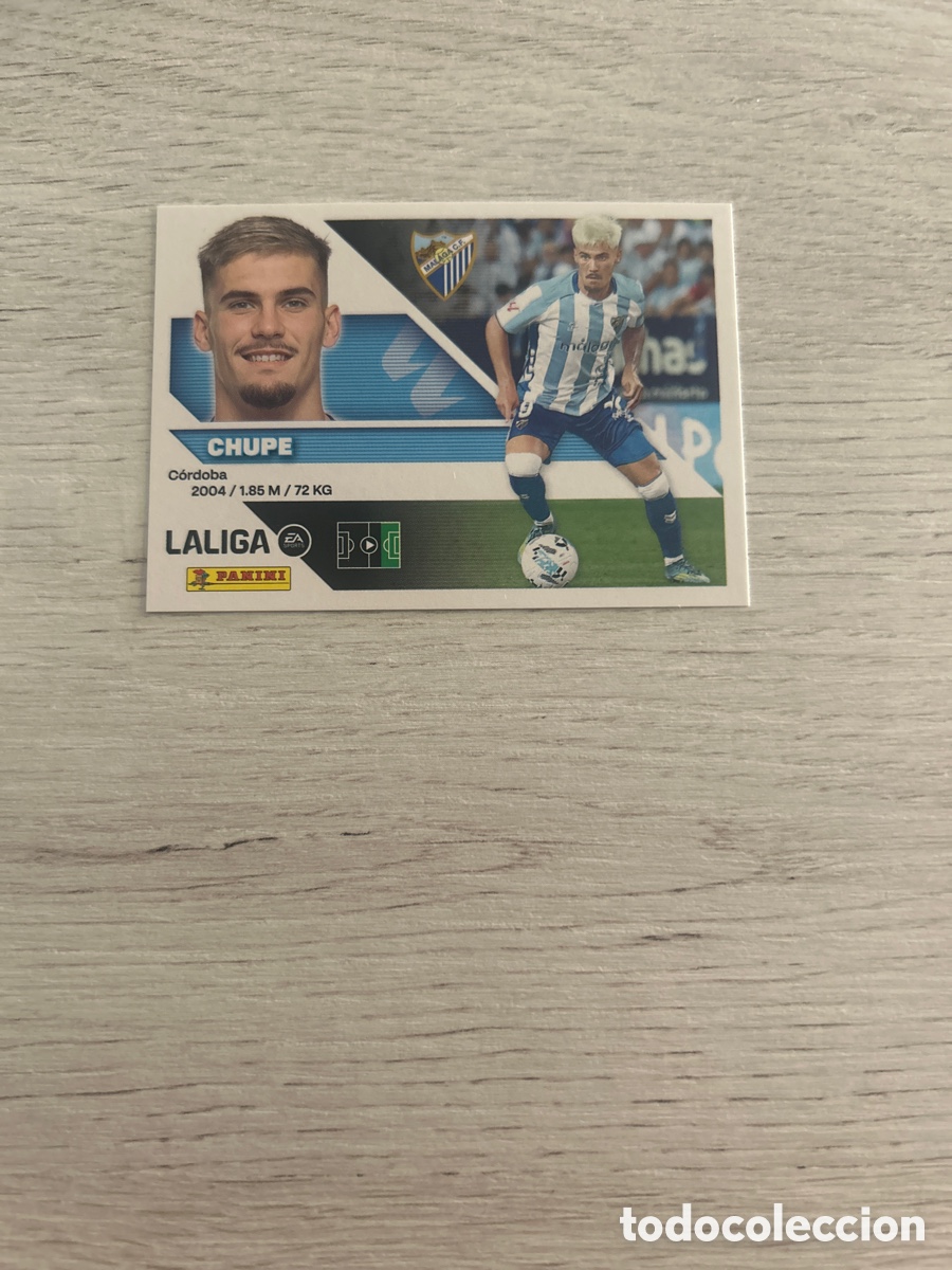Cromos de f&uacute;tbol: Chupe 20 M&aacute;laga Liga Este 2026/27 26-27 Panini