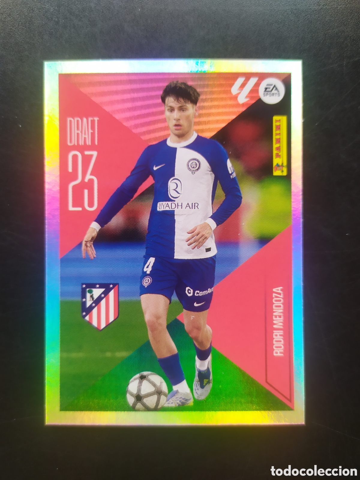 Cromos de f&uacute;tbol: Liga este 2026 2027 26 27 panini Rodri Mendoza draft 23 n&deg; 21 Atl&eacute;tico Madrid