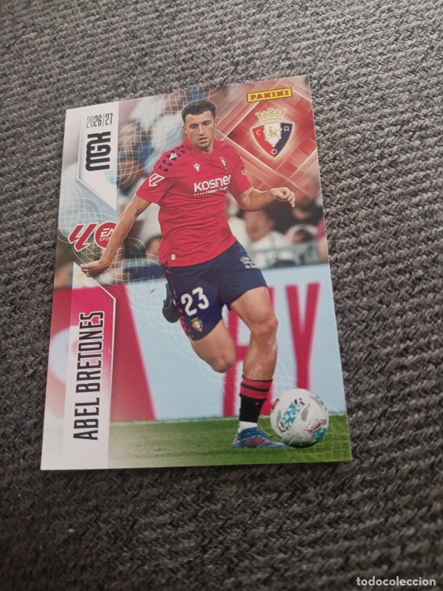Cromos de f&uacute;tbol: Megacracks 26/27 Abel Bretones Osasuna