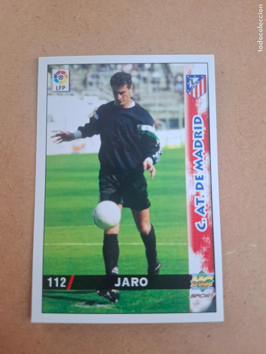 Football Stickers: MUNDICROMO 98 99 1998 1999 - 112 JARO - AT. MADRID