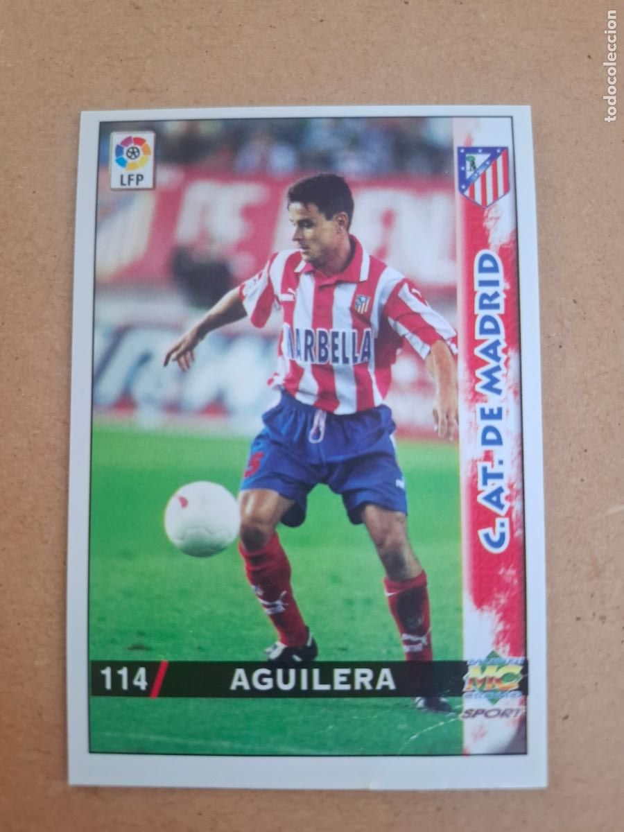 Cromos de f&uacute;tbol: MUNDICROMO 98 99 1998 1999 - 114 AGUILERA - AT. MADRID