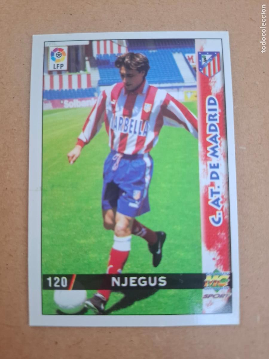 Cromos de f&uacute;tbol: MUNDICROMO 98 99 1998 1999 - 120 NJEGUS - AT. MADRID