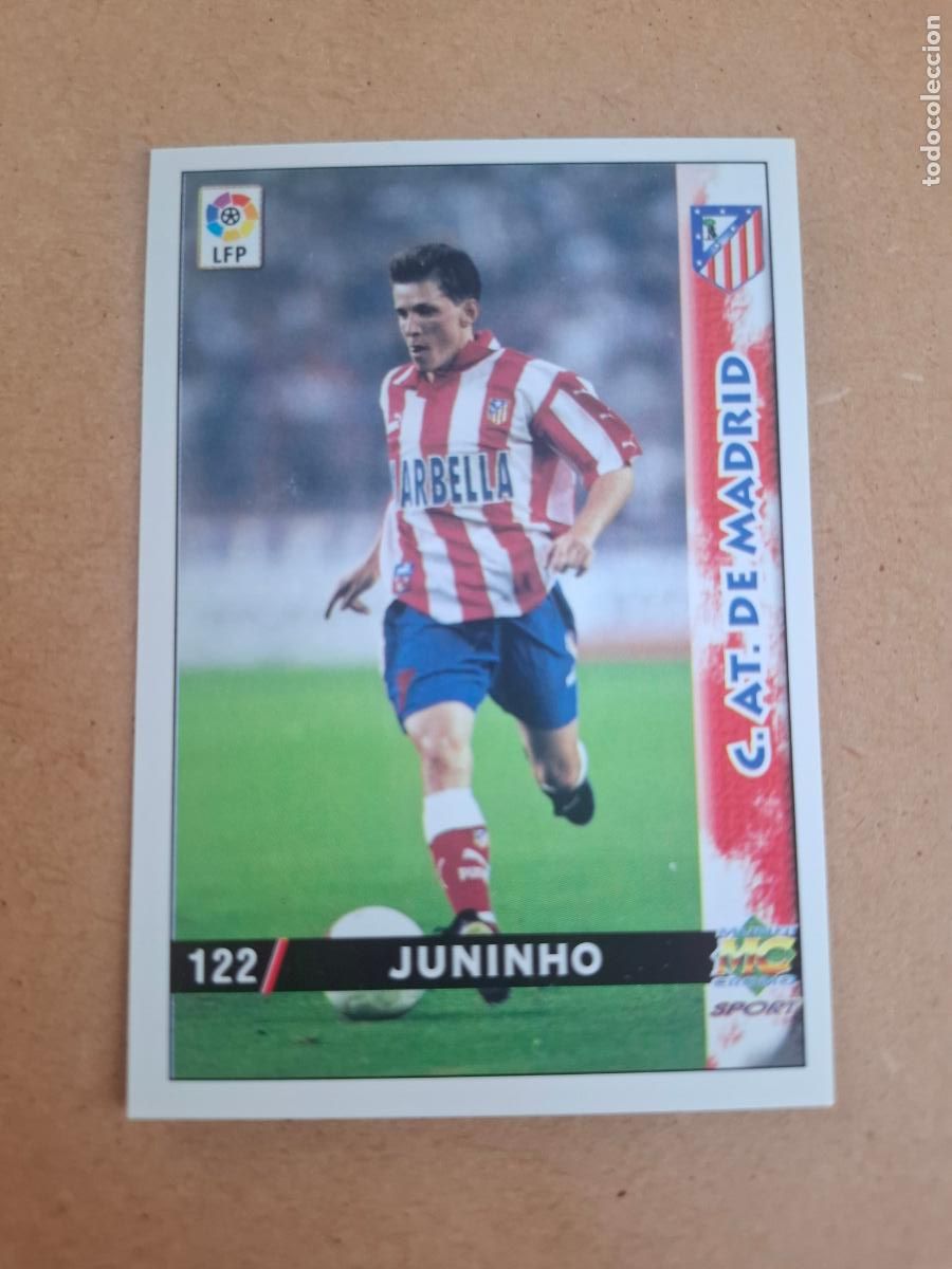 Cromos de f&uacute;tbol: MUNDICROMO 98 99 1998 1999 - 122 JUNINHO - AT. MADRID