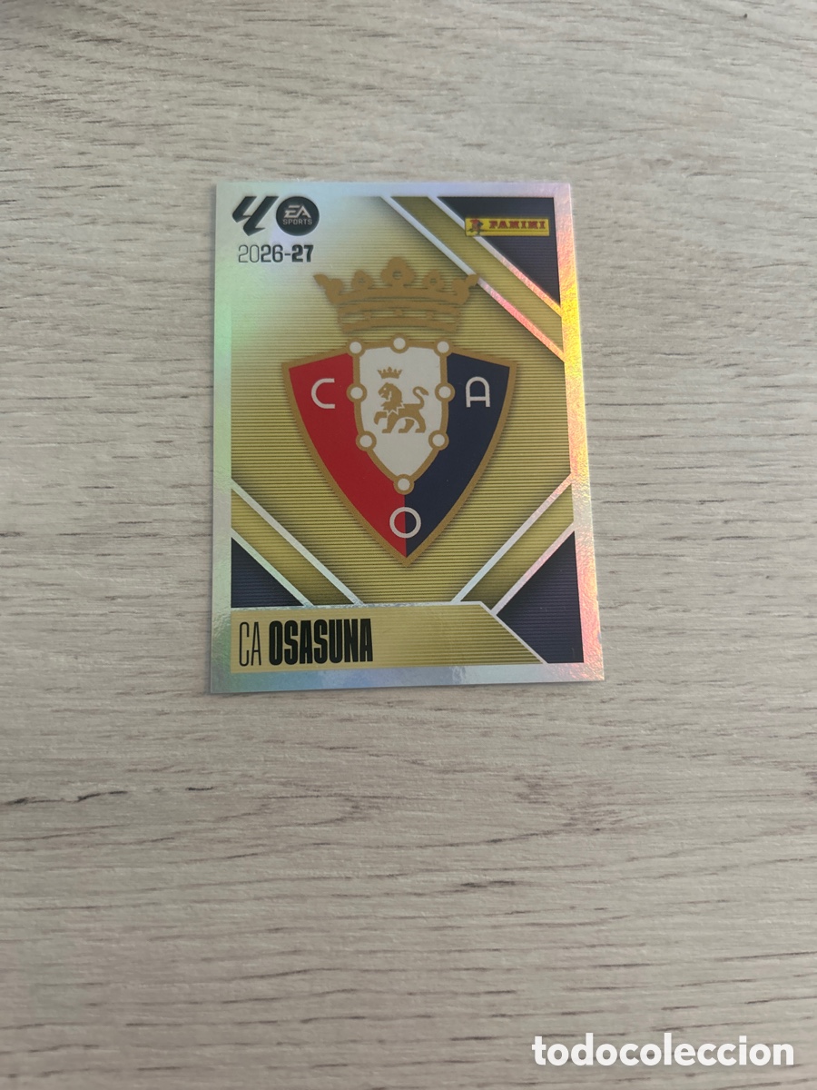 Cromos de f&uacute;tbol: Escudo 1 Osasuna Liga Este 2026/27 26-27 Panini