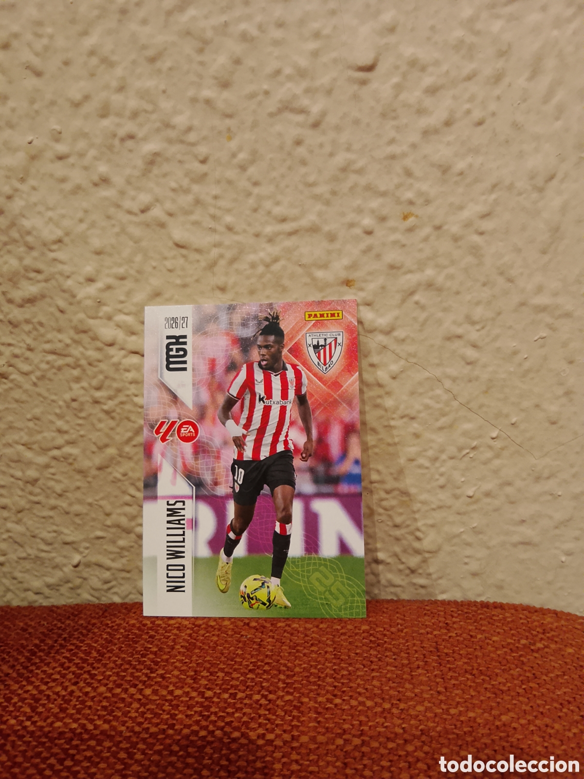 Cromos de f&uacute;tbol: Nico Williams Athletic De Bilbao 54 megacracks 26/27 2026 2027