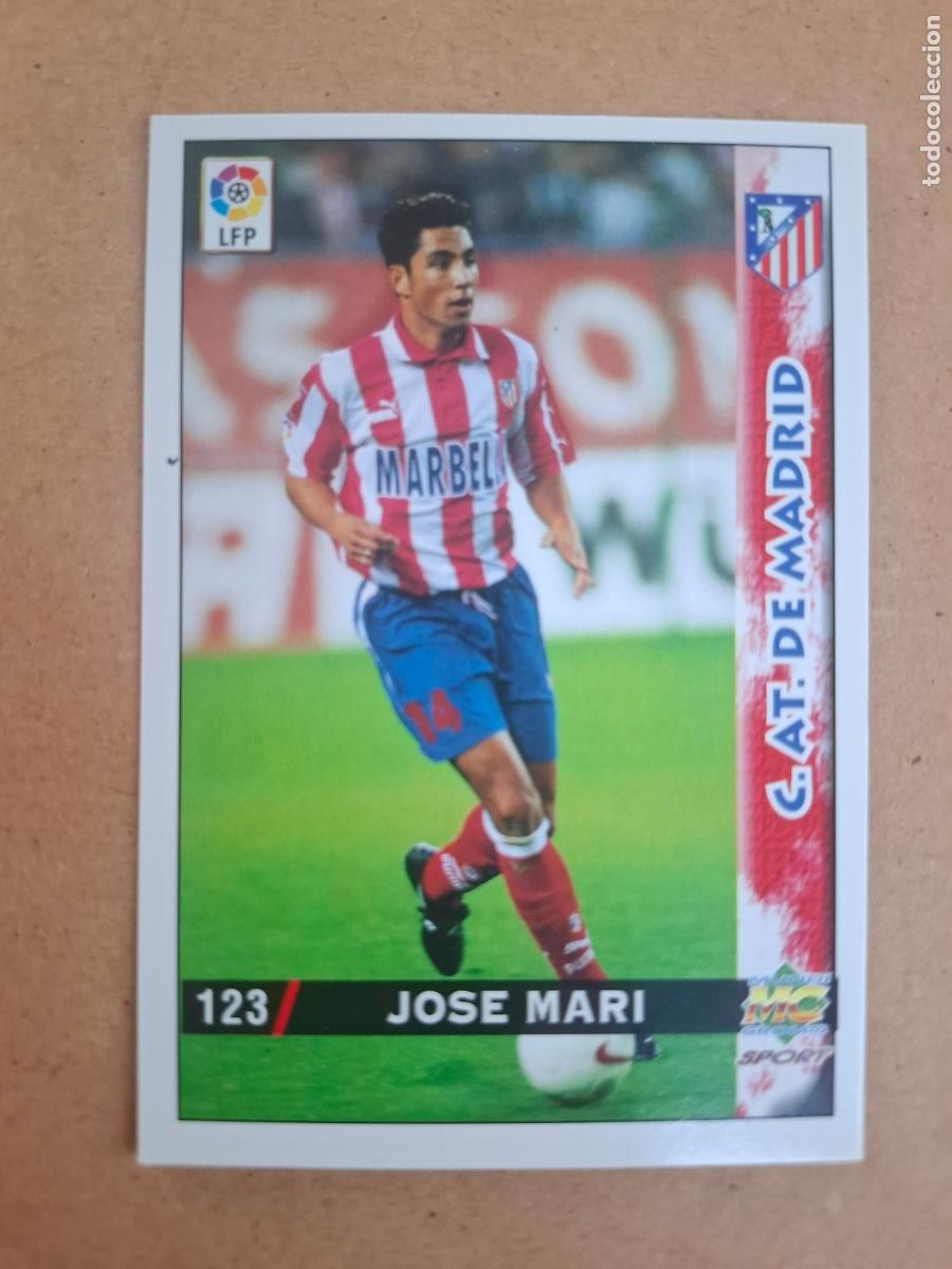 Cromos de f&uacute;tbol: MUNDICROMO 98 99 1998 1999 - 123 JOS&Eacute; MARI - AT. MADRID