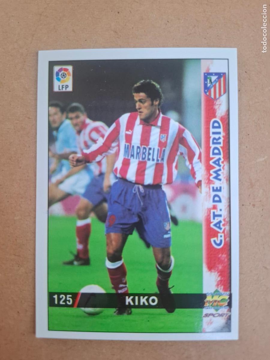 Cromos de f&uacute;tbol: MUNDICROMO 98 99 1998 1999 - 125 KIKO - AT. MADRID