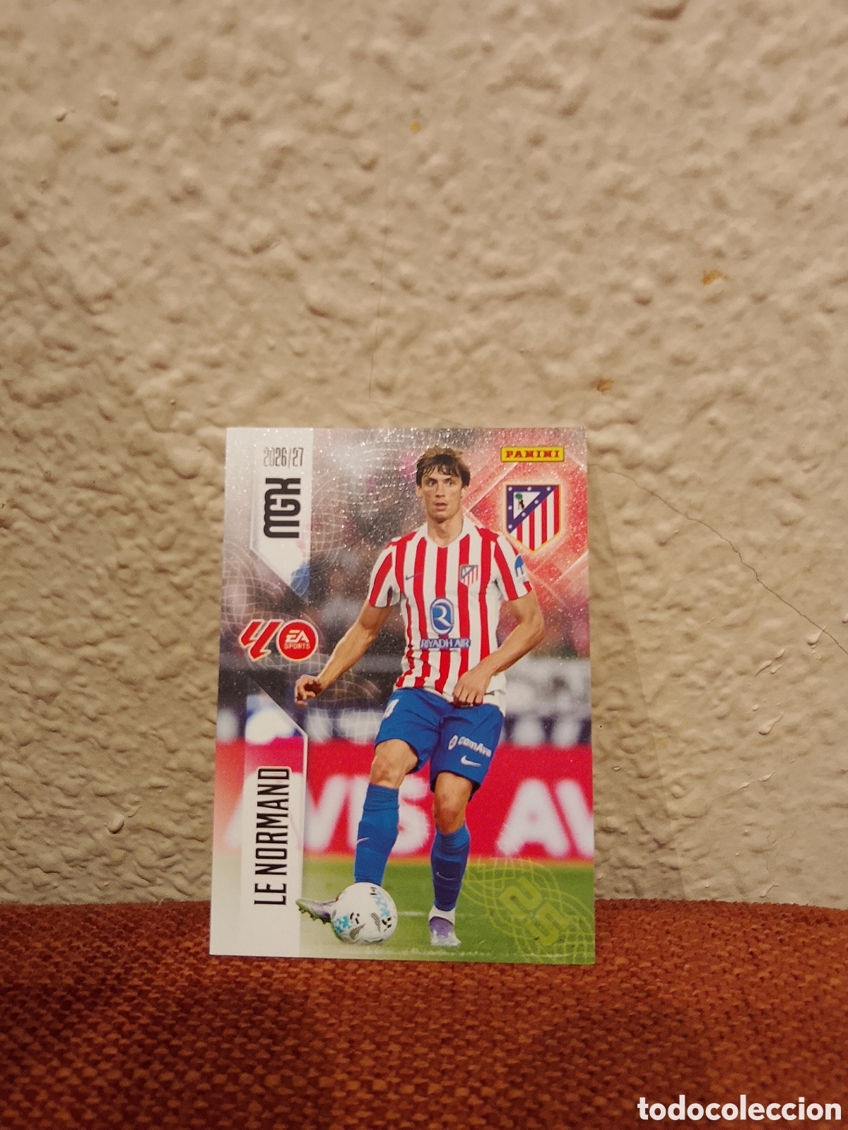 Cromos de f&uacute;tbol: Le normand atletico de Madrid 59 megacracks 26/27 2026 2027