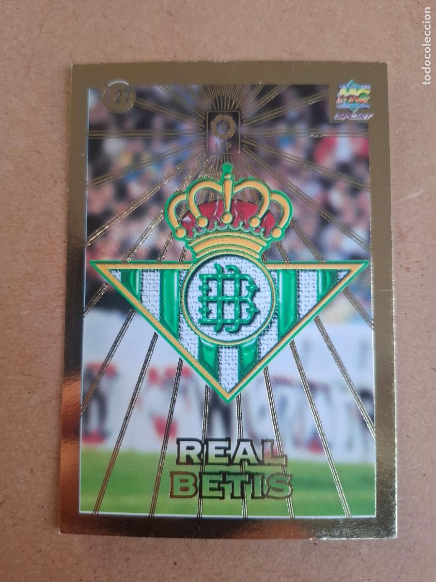Cromos de f&uacute;tbol: MUNDICROMO 98 99 1998 1999 - 127 ESCUDO REAL BETIS