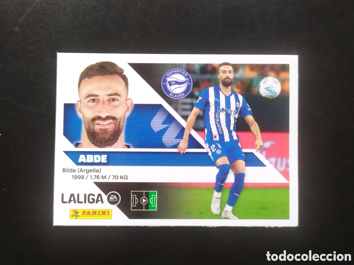 Cromos de f&uacute;tbol: Liga este 2026 2027 26 27 panini Abde n&deg; 18A 18 A Alav&eacute;s