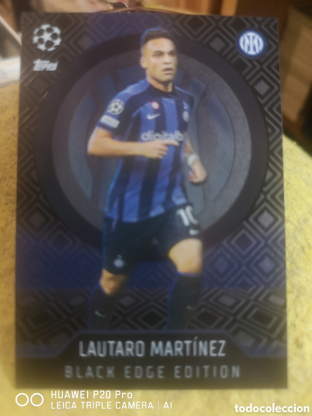 Cromos de f&uacute;tbol: MATCH ATTAX EXTRA 2022 2023 / 22 23 BLACK EDGE EDITION LAUTARO MARTINEZ INTER DE MILAN