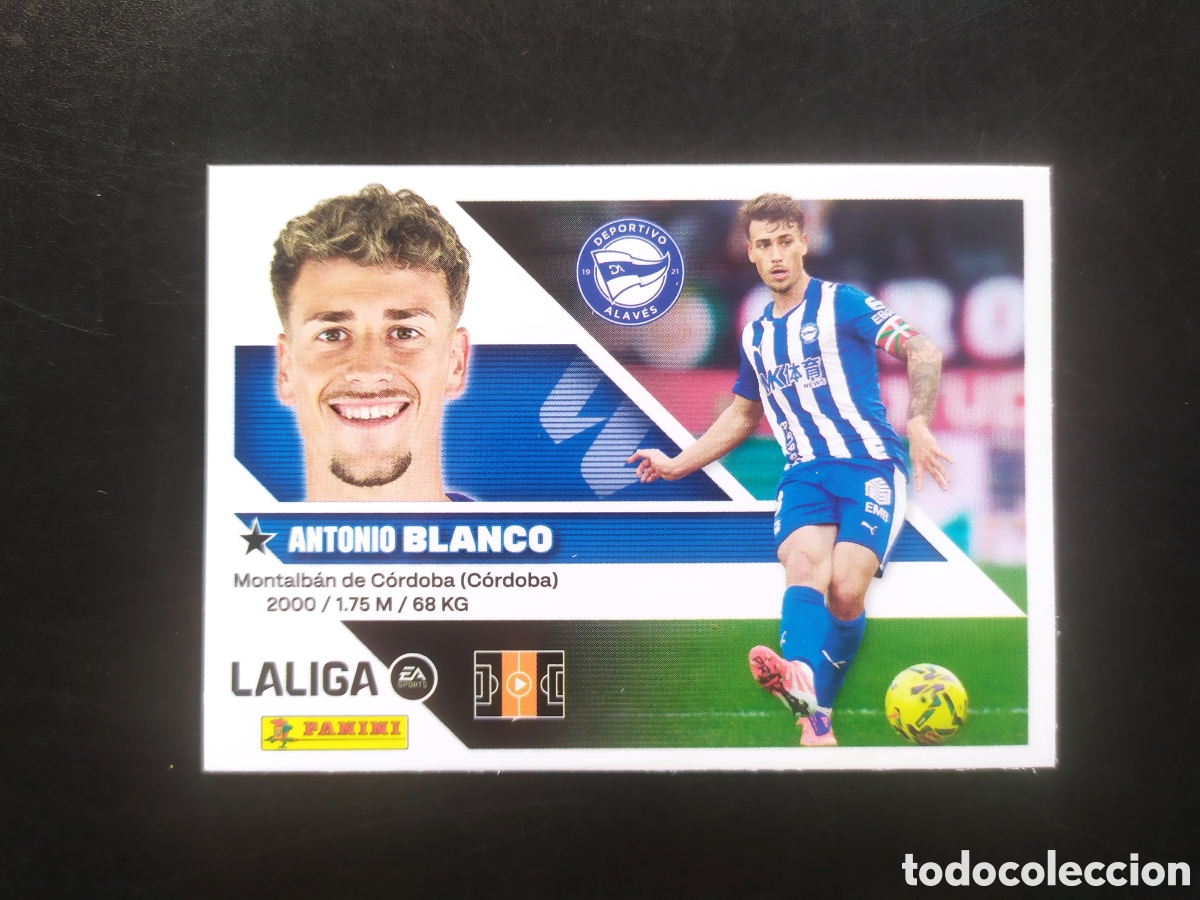Cromos de f&uacute;tbol: Liga este 2026 2027 26 27 panini Blanco n&deg; 12 Alav&eacute;s