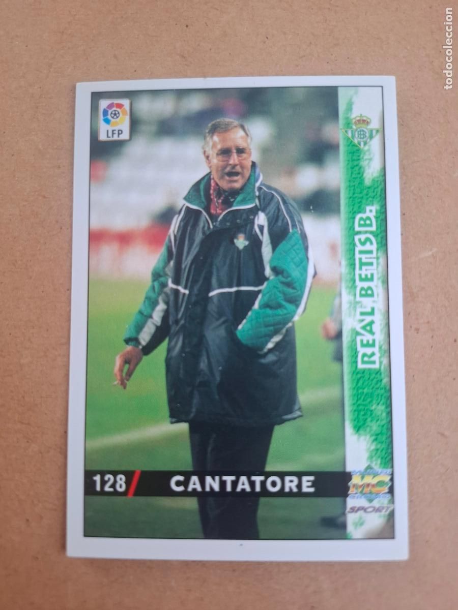 Cromos de f&uacute;tbol: MUNDICROMO 98 99 1998 1999 - 128 CANTATORE - REAL BETIS