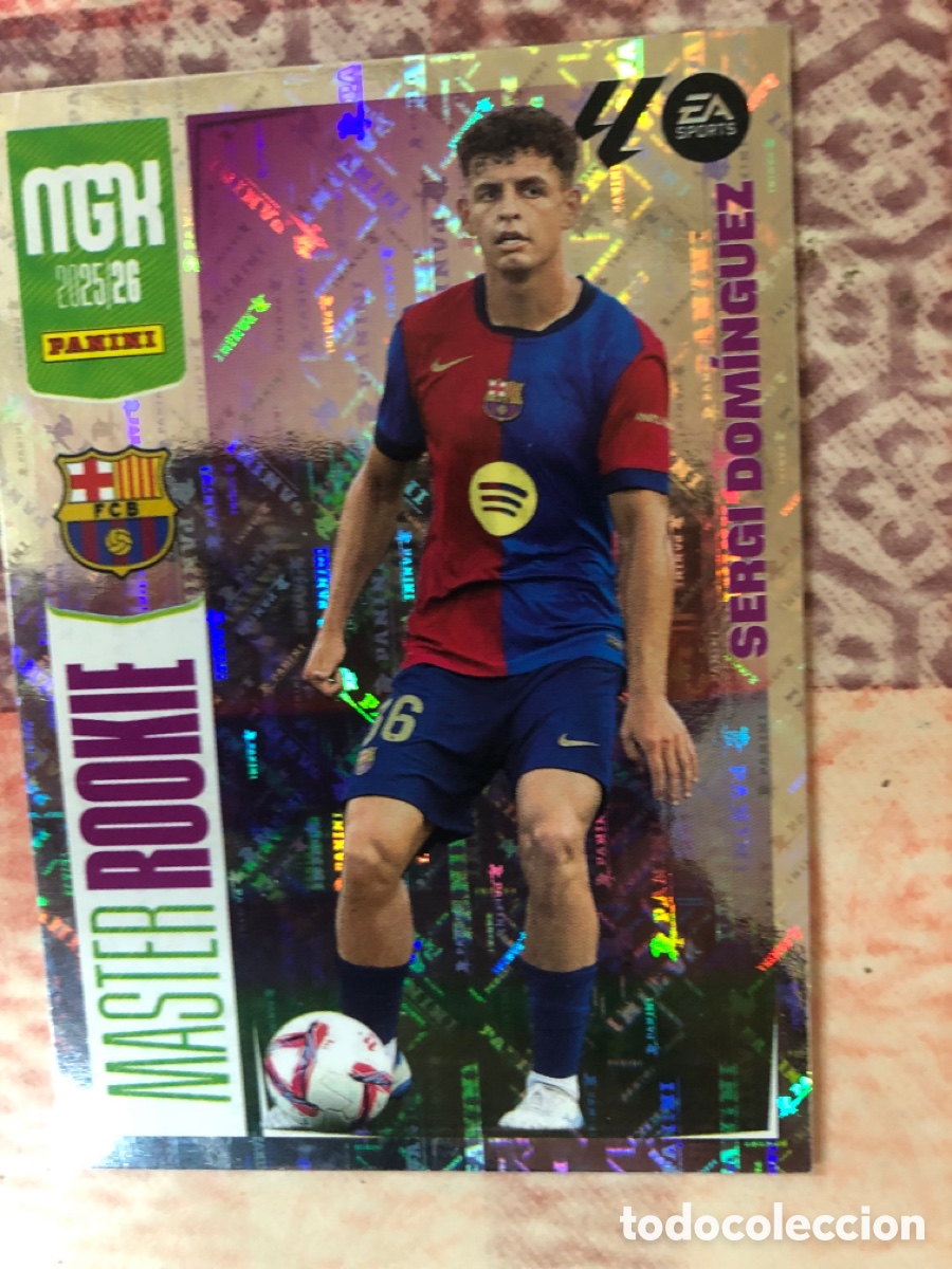 Cromos de f&uacute;tbol: MEGACRACKS TONI FERNANDEZ 422 MASTER ROOKIE 422 BARCELONA LIGA 25 26 2025 2026 MGK PANINI