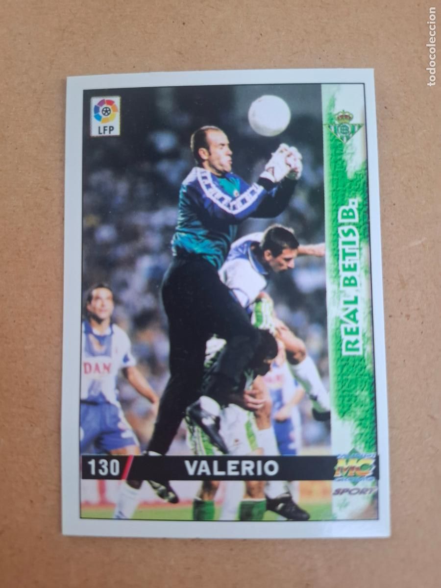 Cromos de f&uacute;tbol: MUNDICROMO 98 99 1998 1999 - 130 VALERIO - REAL BETIS