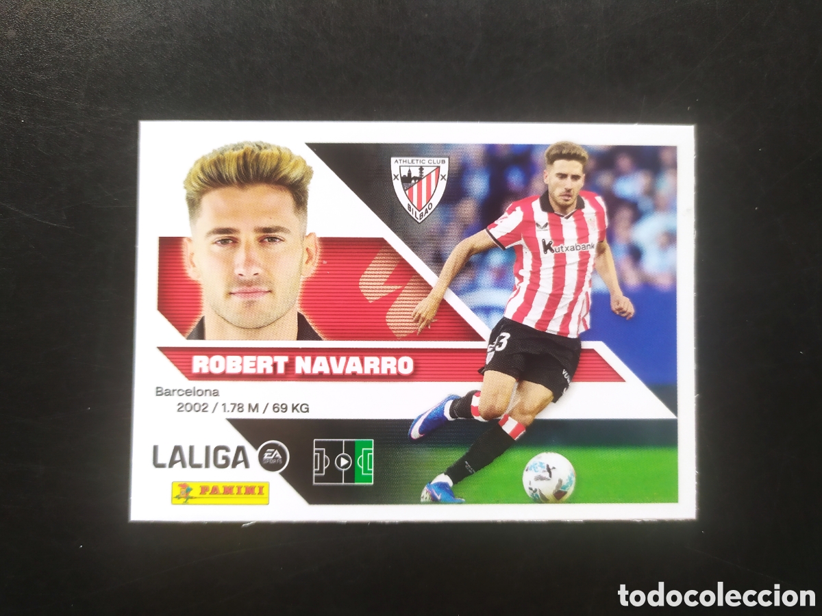 Cromos de f&uacute;tbol: Liga este 2026 2027 26 27 panini Robert Navarro n&deg; 17A 17 A Athletic Bilbao