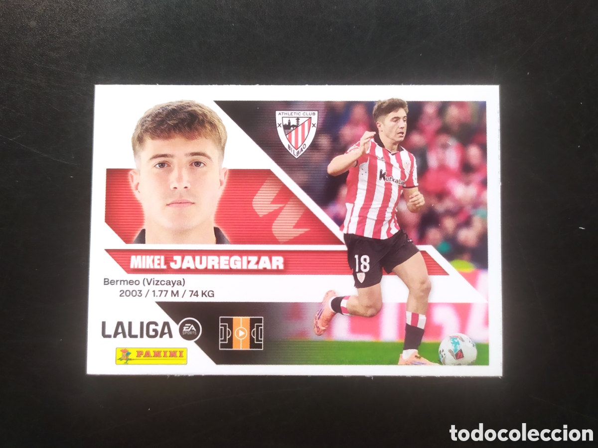 Cromos de f&uacute;tbol: Liga este 2026 2027 26 27 panini Jauregizar n&deg; 10 Athletic Bilbao