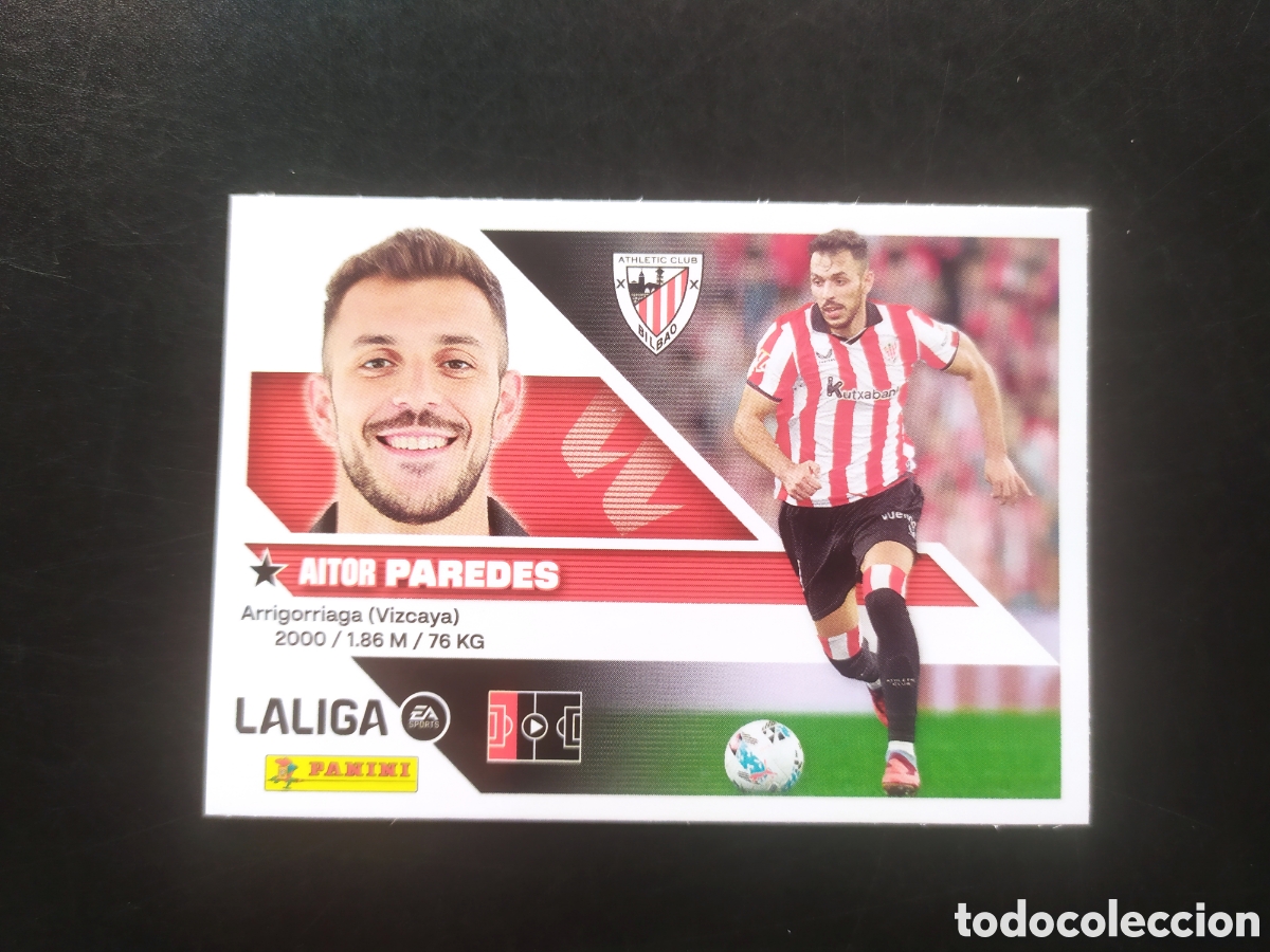 Cartes &agrave; collectionner de Football: Liga este 2026 2027 26 27 panini Aitor Paredes n&deg; 6A 6 A Athletic Bilbao