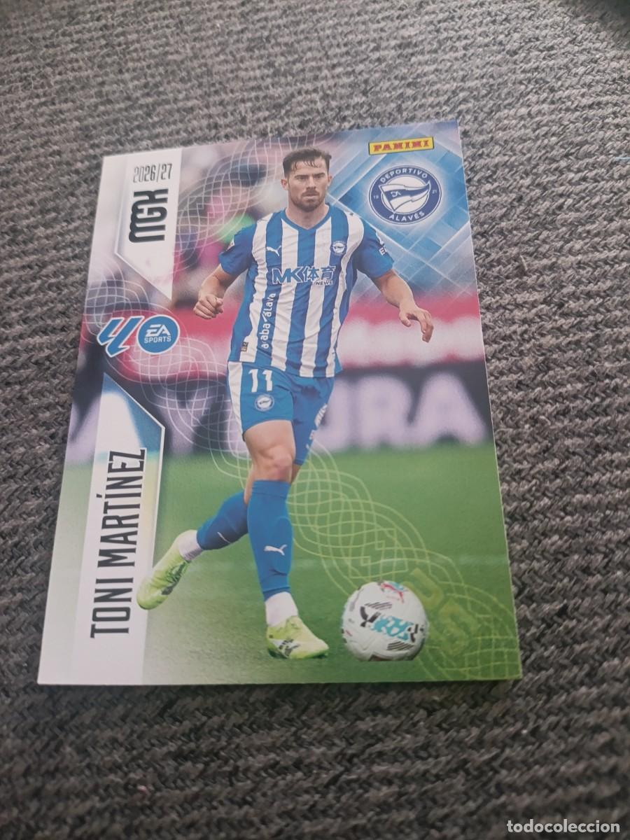 Cromos de f&uacute;tbol: Megacracks 26/27 Toni Mart&iacute;nez Alav&eacute;s