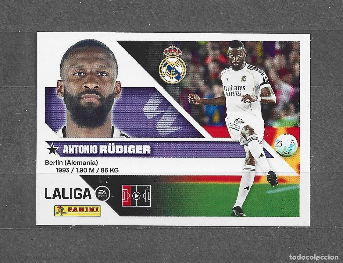 Cromos de f&uacute;tbol: Liga este 26/27 - R&uuml;diger - N&ordm; 8 - R. Madrid