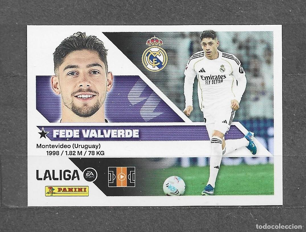 Cromos de f&uacute;tbol: Liga este 26/27 - Fede Valverde - N&ordm; 12 - R. Madrid