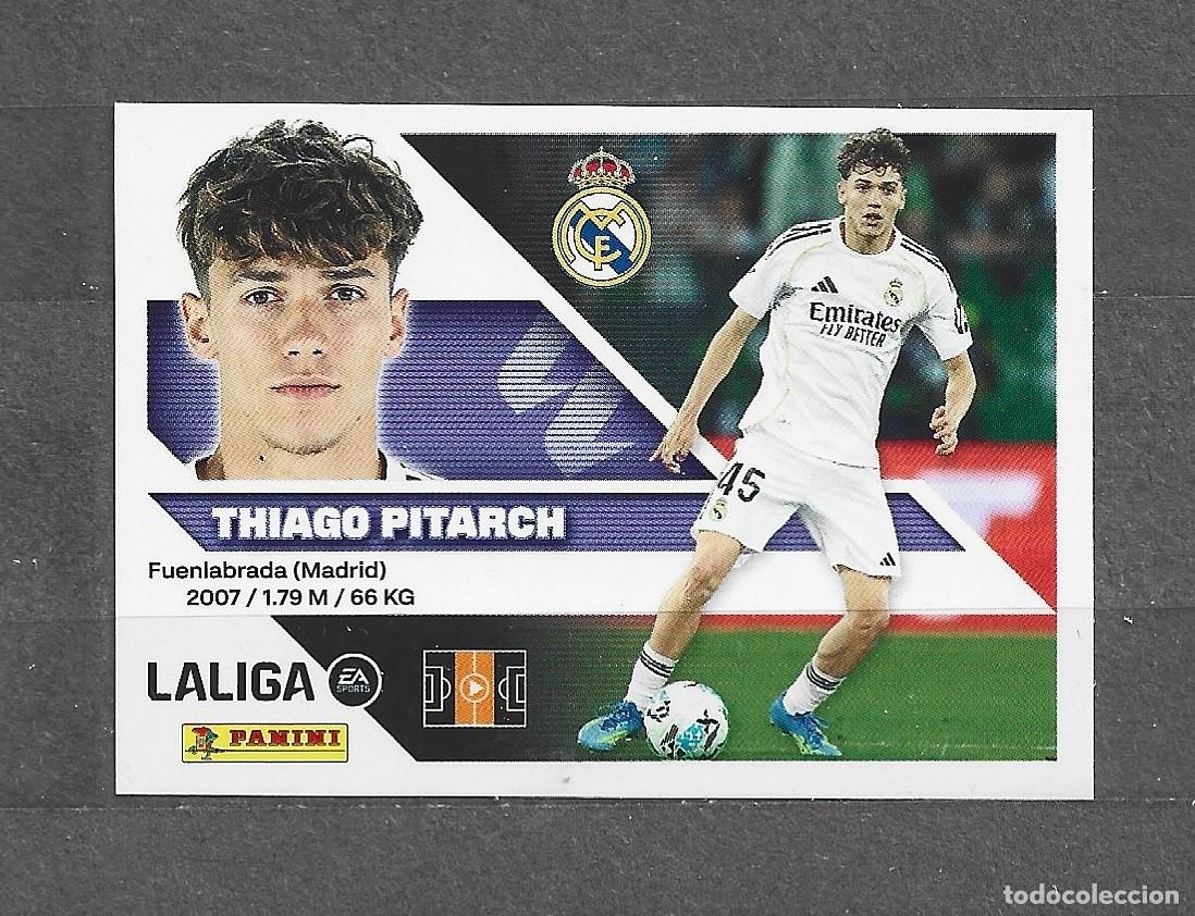 Cromos de f&uacute;tbol: Liga este 26/27 - Thiago Pitarch - N&ordm; 15b - R. Madrid