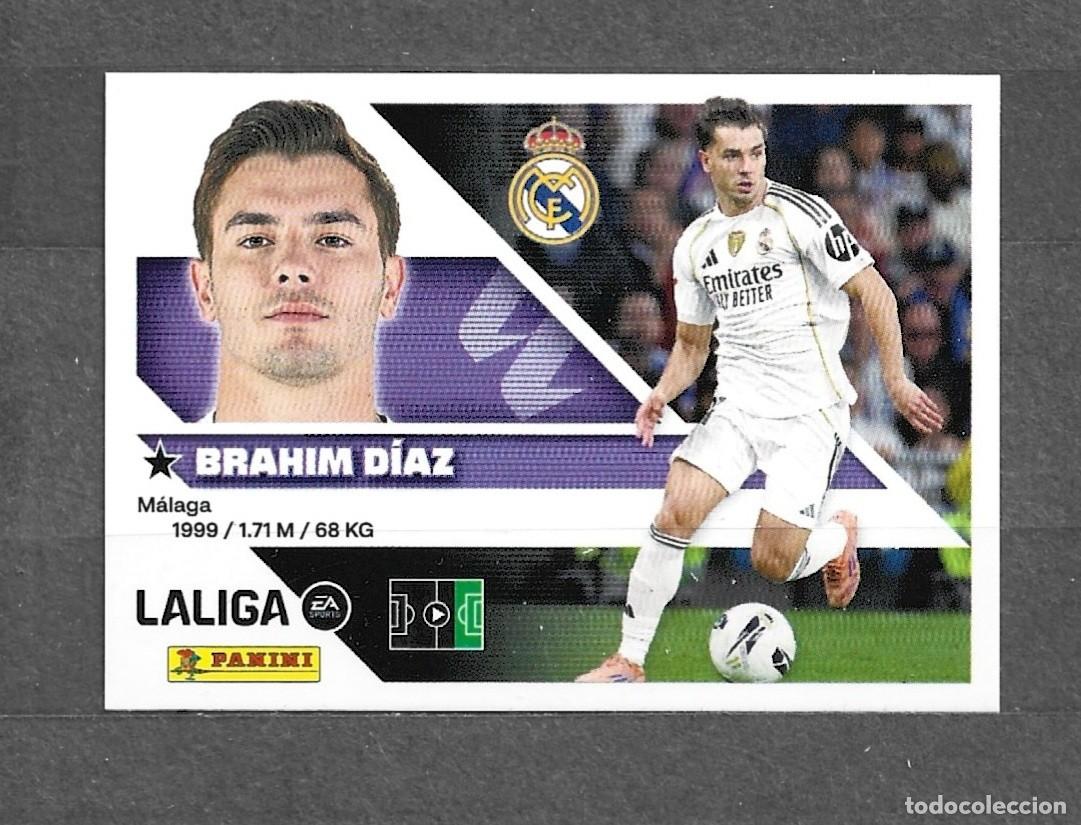 Cromos de f&uacute;tbol: Liga este 26/27 - Brahim D&iacute;az - N&ordm; 16b - R. Madrid