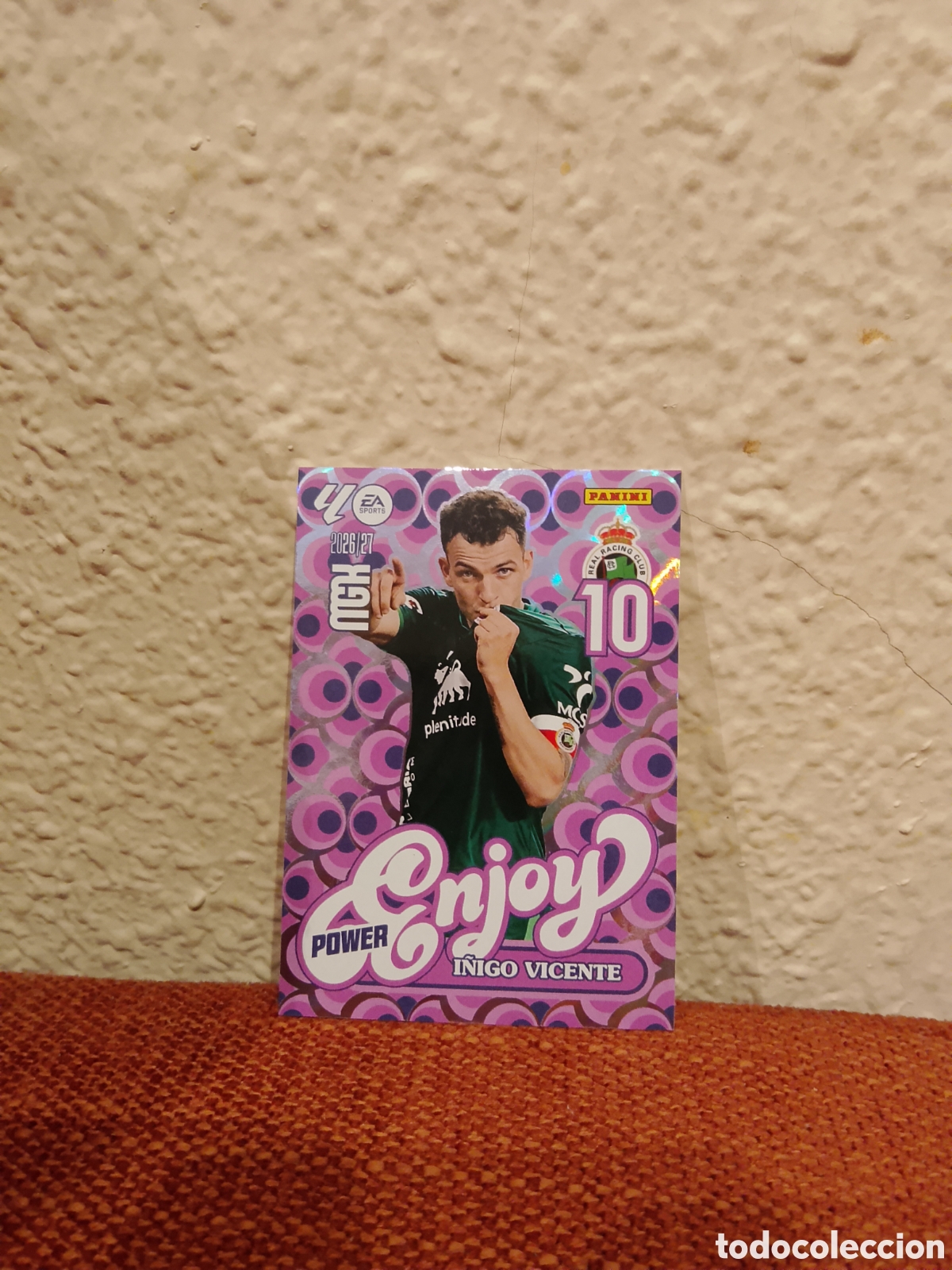 Cromos de f&uacute;tbol: &Iacute;&ntilde;igo Vicente Racing De Santander enjoy Power 383P megacracks 26/27 2026 2027