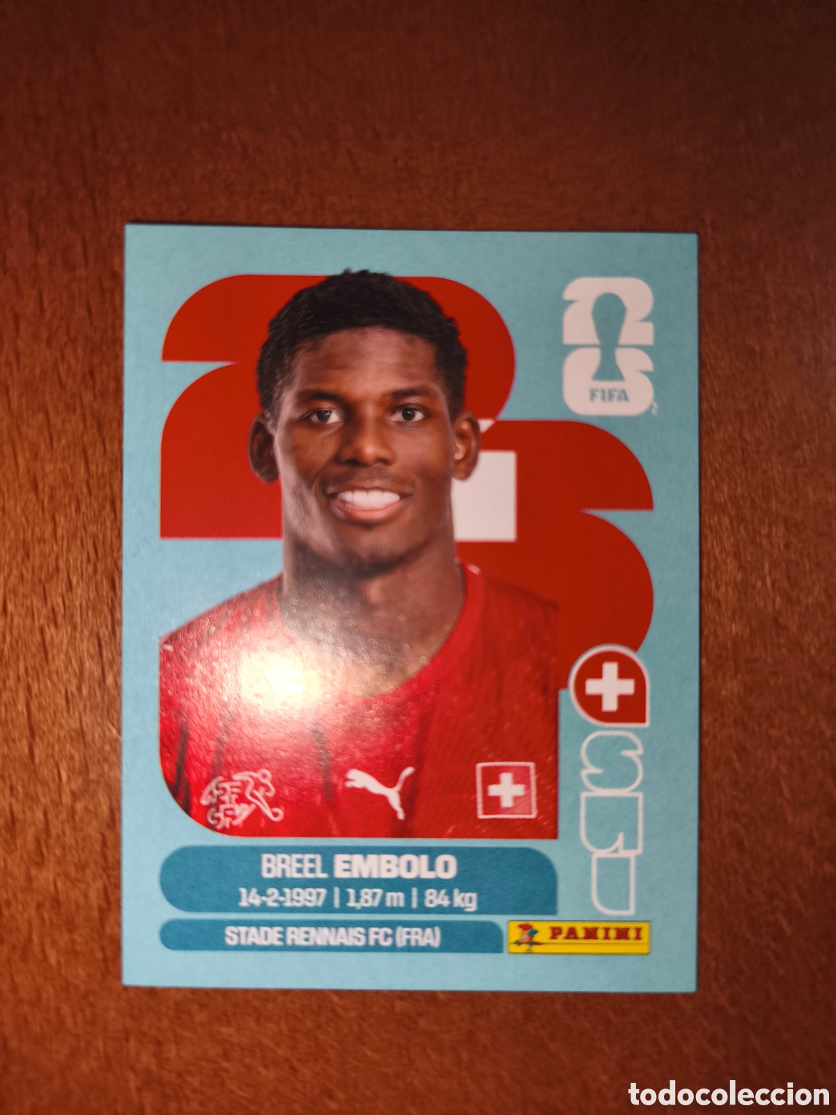 Cromos de f&uacute;tbol: SUI17 Breel Embolo SUI 17 Fifa World Cup 2026 Suiza