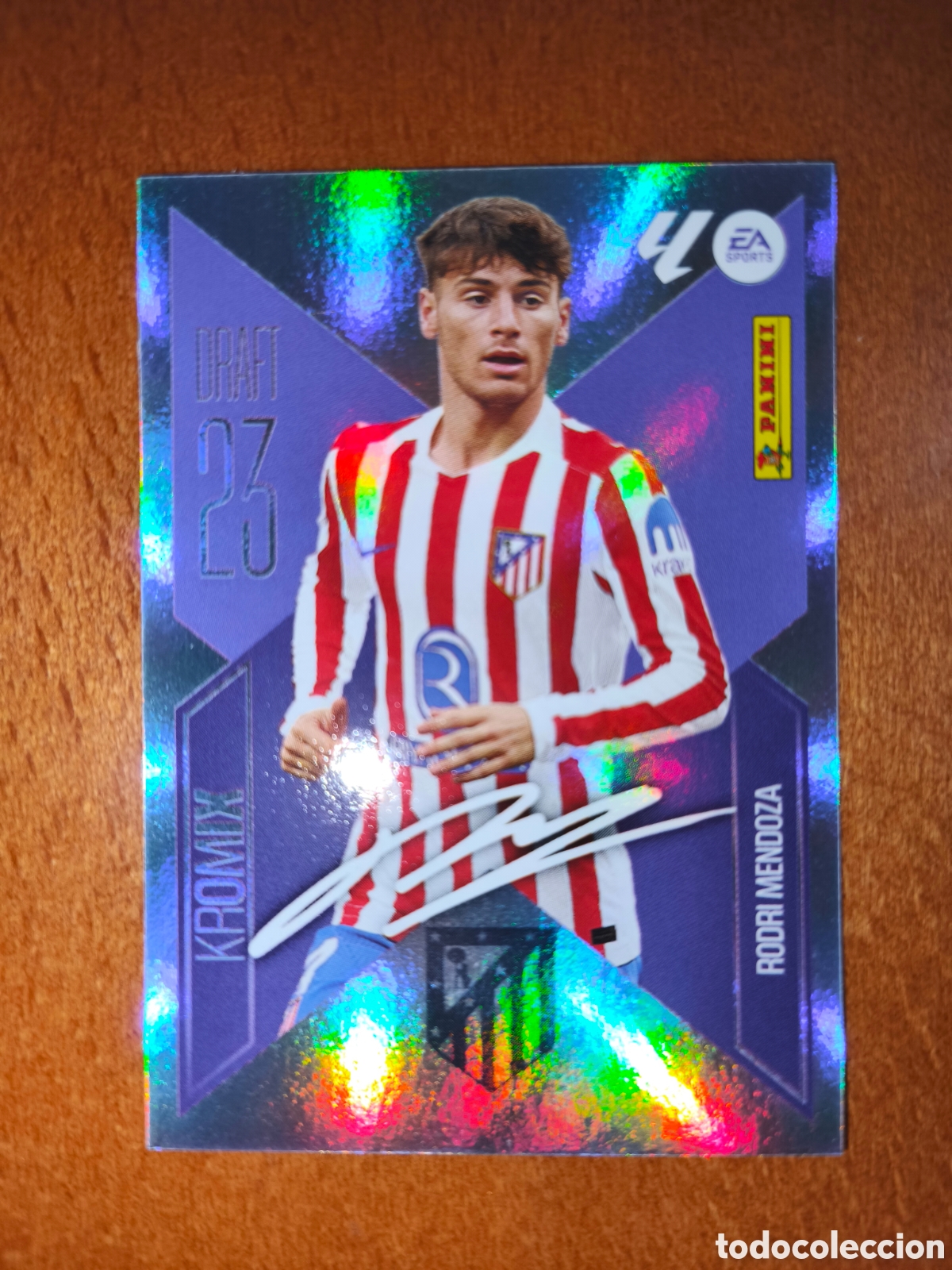 Cromos de f&uacute;tbol: Rodri Mendoza n&deg;K21 DRAFT 23 KROMIX liga este 26/27 Atl&eacute;tico De Madrid