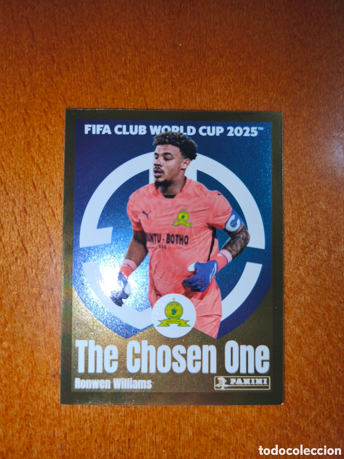 Cartes &agrave; collectionner de Football: Ronwen Williams n&deg;403 THE CHOSEN ONE Fifa Club World Cup 2025 Mamelodi Sundowns