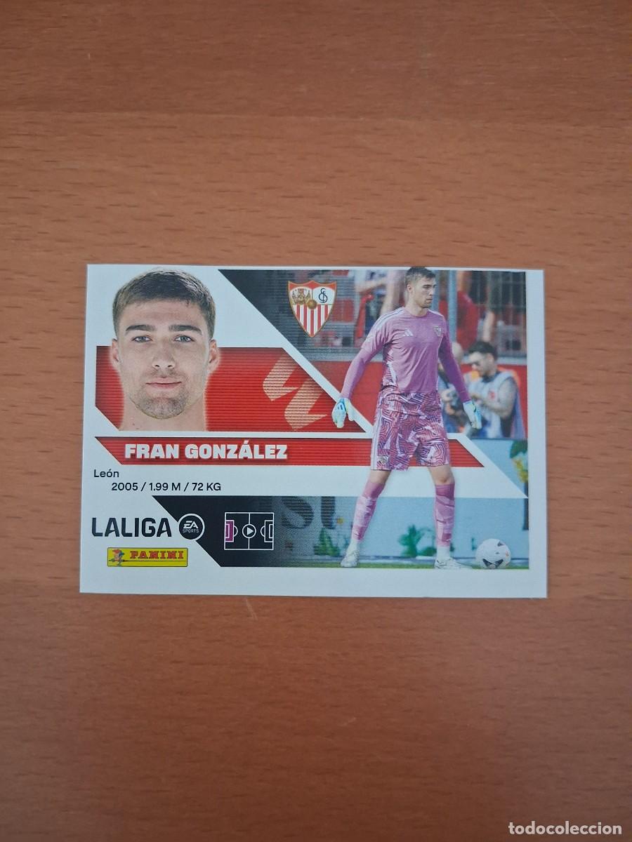 Cromos de f&uacute;tbol: Ediciones Este 2026 2027 26 27 Sevilla FC 4 Fran Gonzalez Error de corte
