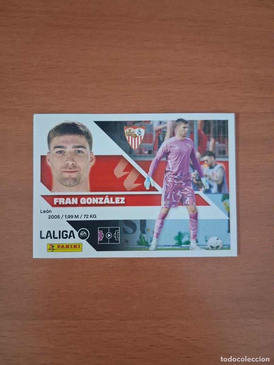 Cromos de f&uacute;tbol: Ediciones Este 2026 2027 26 27 Sevilla FC 4 Fran Gonzalez