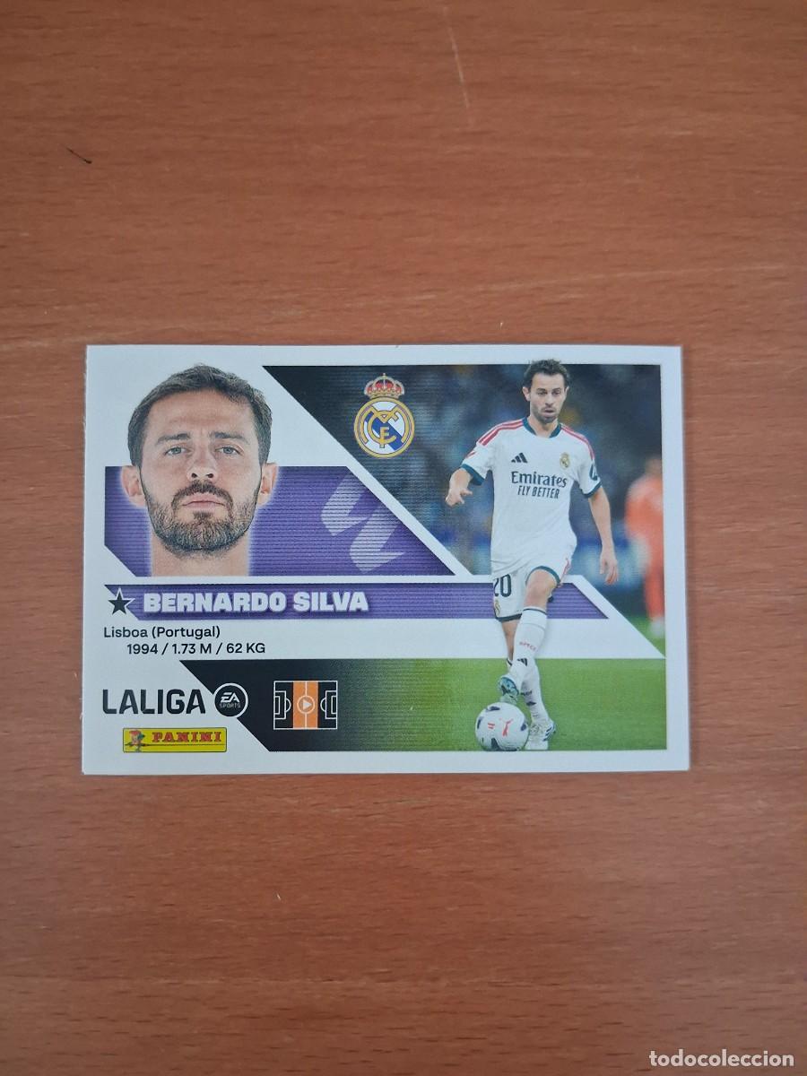 Cromos de f&uacute;tbol: Ediciones Este 2026 2027 26 27 Ultimos Fichajes Real Madrid 21 Bernardo Silva