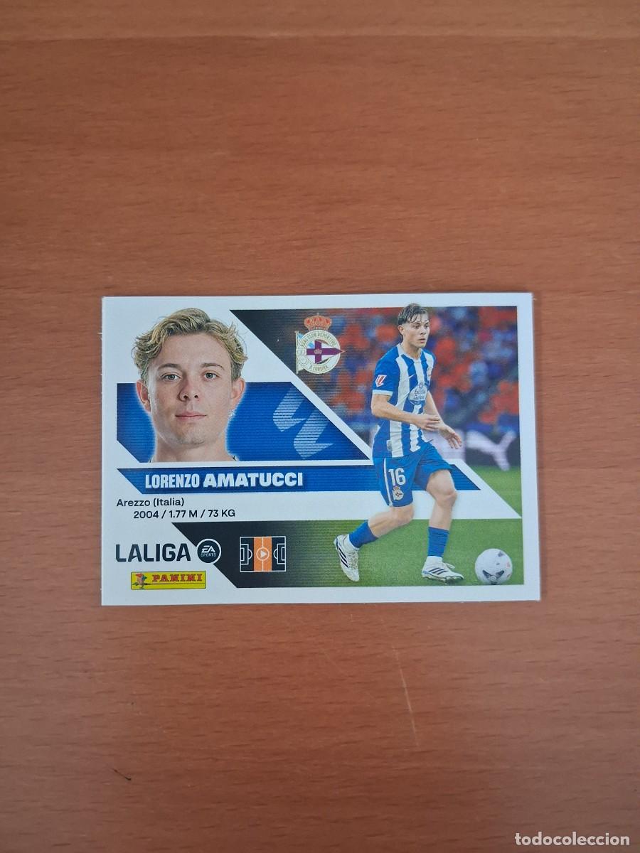 Cromos de f&uacute;tbol: Ediciones Este 2026 2027 26 27 Ultimos Fichajes RC Deportivo 22 Amatucci