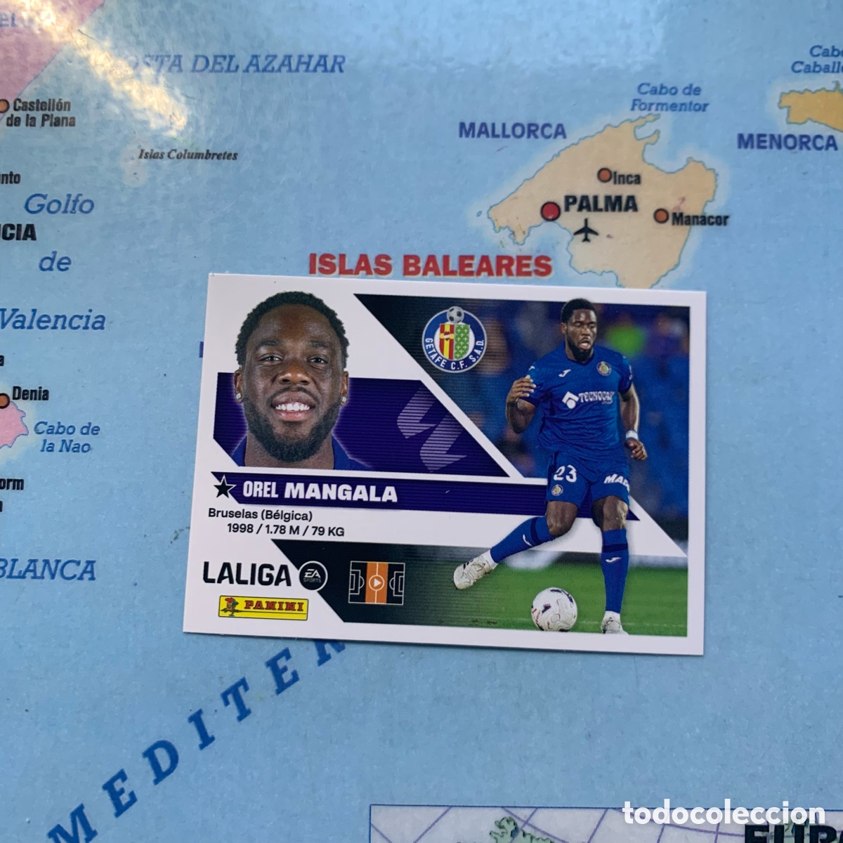 Cromos de f&uacute;tbol: Mangala n&uacute;mero 15 Del Getafe cromo de la liga este 26-27 2026-2027