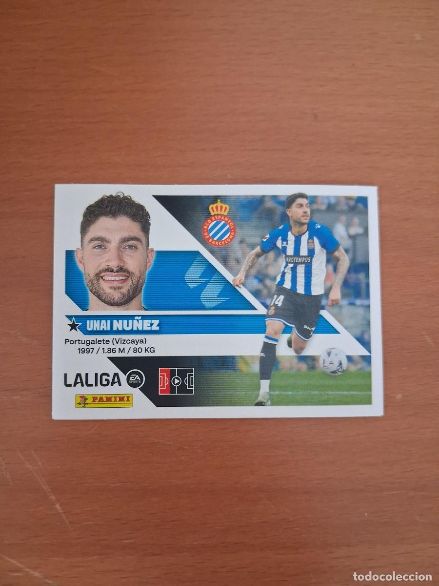 Cromos de f&uacute;tbol: Ediciones Este 2026 2027 26 27 Ultimos Fichajes RCD Espanyol 27 Unai Nu&ntilde;ez