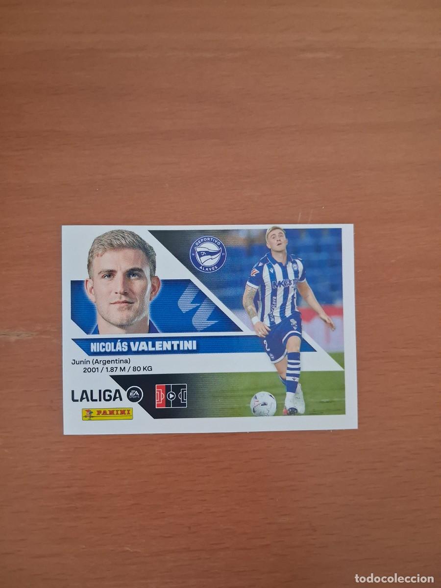 Cromos de f&uacute;tbol: Ediciones Este 2026 2027 26 27 Ultimos Fichajes Deportivo Alaves 30 Valentini Error de corte