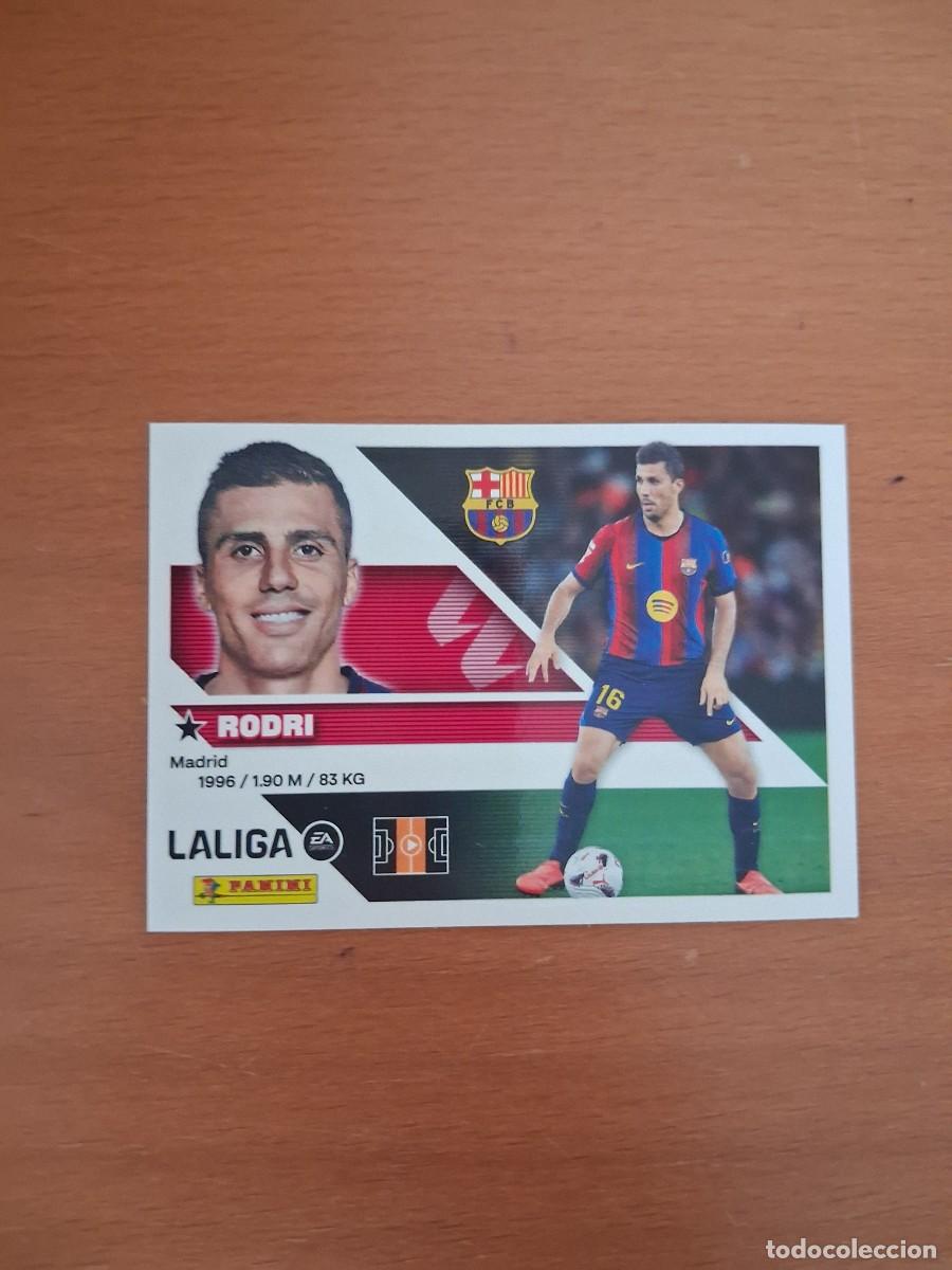 Cromos de f&uacute;tbol: Ediciones Este 2026 2027 26 27 Ultimos Fichajes FC Barcelona 40 Rodri
